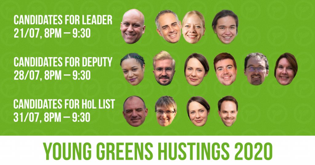 Green Party Internal Elections 2020 Young Greens